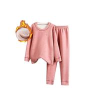 Generico Bambine Pigiama Due Pezzi Ragazze Abbigliamento da Casa Traspirante Abbottonato Biancheria Notte Kawaii Bambino Invernale Regalo Facile Accesso per 1-12 Anni