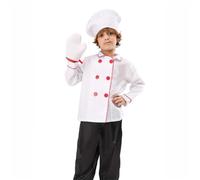 Generico Bambini, Costume da Chef per, Gioco di Ruolo, Cucina, per Ragazzi E Ragazze, Gioco di Ruolo, Travestimento da Professionista, Tocco Morbido E Leggero