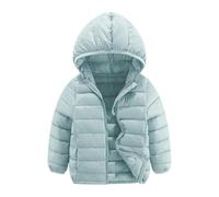 Generico Bambini Giubbotto Piumino Invernale Ragazzi Ragazze Leggero Cappotto con Cappuccio,Giacca a Vento Bambina,Giubbotto Neonato 3-11 Anni,Piumino Leggero Ragazze Ragazzi Capispalla 2025