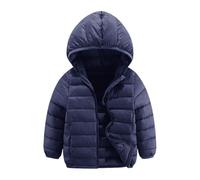 Generico Bambini Giubbotto Piumino Invernale Ragazzi Ragazze Leggero Cappotto con Cappuccio,Giacca a Vento Bambina,Giubbotto Neonato 3-11 Anni,Piumino Leggero Ragazze Ragazzi Capispalla 2025