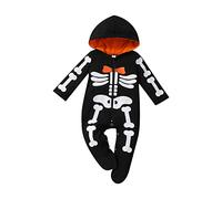 Generico Bambini in Costume di Halloween Cosplay Tutina Bambina Pipistrello/Zucca/Strega da Zucca per Il Mio Primo Spaventoso Ragazza Adatto Altezza 90-150 Cm
