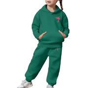 Generico Bambini Inverno Felpa Set Bambine Pullover Completo Da 2 Pezzi Costume Abito Bambina Chic Ed Elegante Bambina/Baby Body Jogger Tuta Bambino Autunno Per Regalo
