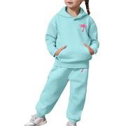 Generico Bambini Inverno Felpa Set Bambine Pullover Completo Da 2 Pezzi Costume Abito Bambina Chic Ed Elegante Bambina/Baby Body Jogger Tuta Bambino Autunno Per Regalo