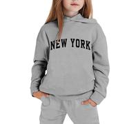 Generico Bambini Inverno Felpa Set E Ragazze Con Cappuccio A Maniche Lunghe Giacche Pantaloni Tasca Sportivo Jogger Tuta Da Bambino Primavera Sportiva Completo