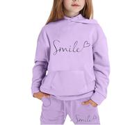 Generico Bambini Inverno Felpa Set E Ragazze Con Cappuccio A Maniche Lunghe Top+Pantalone Per Sportswear Multi Color Di Abbigliamento Autunno Regalo