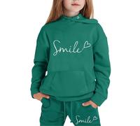 Generico Bambini Inverno Felpa Set E Ragazze Con Cappuccio A Maniche Lunghe Top+Pantalone Per Sportswear Multi Color Di Abbigliamento Autunno Regalo