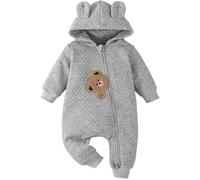 Generico Bambino Unisex Tutine,Tutine Jumpsuit Tutine Neonato Ragazzi Ragazze Tuta Pagliaccetto con Cappuccio Tutina da Onesie Outfit per Neonata Maschi