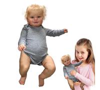 Generico Bambola Realistica Bebè | Bambola Simulazione Snodabile 50 cm - Corpo Morbido,Per Bambini Ragazzi Ragazze Casa Appartamento Camera Da Letto Divano Letto Fotografia Gioco Di Ruolo