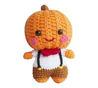 Generico Bambola Zuccas Lavorata A Maglia, Bambola Giocattolo A Maglia In Cotone Lavorato All'uncinetto Che Supporta Le Emozioni Positive, Cute Decorazione Per Bambini, Bambine E Adulti