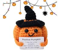Generico Bambole All'Uncinetto Per Bambini,Bambola Decorativa per la Casa all'Uncinetto - Decorazione Manuale Intrecciata per Comodino Libreria, Ornamento Motivazionale Forma Zucca e Ape