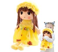 Genérico Bambole di peluche, Bambola di tessuto, figura morbida fatta a mano per bambina piccola compagna di sonno per bambino decorazione casa divano compleanno Natale