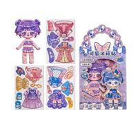 Generico Bambole Magnetiche - Educativa, Bambole con Abiti Creativi, Abiti da Abbinare E | Magnete per Ragazze, Giocattolo da Vestire per Gli Amanti della, Collezionisti, Bambini, Alunni