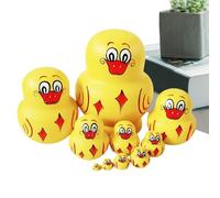 Genérico Bambole Matrioshkas russe | Giocattolo educativo di impilamento con animali | Bambole tradizionali russe Matrioshka - per bambini ragazze padri collezionisti d'arte compleanno