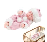 Generico Bambole Per Rinate - PVC, 5,51x3,94x11,81 Pollici Bambole Corpo Morbido, Tocco Realistico | Compagno Di Gioco Infantile Realistico, Bambola Giocattolo Per La Cameretta Bambini,