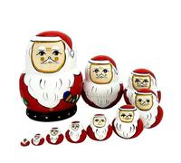 Generico Bambole Russe Matrioska - Di Dimensioni Compatte e Dipinte a Mano | Bambole di Legno Artigianali Russe,per Caminetto Scaffale Esposizione Camera da Camera Bambini Centrotavola Festivo