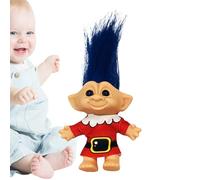 Genérico Bambole Troll Piccole - Bambole di Natale Piccole figurine per scaffali, decorazione da tavolo per feste per soggiorno camera da letto scaffale