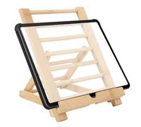 Genérico Bamboó Tablet Stand - Adjustable Folding Tablet Holder with Charging Port | Desktop Wooden Dock, Portable Multi-Angle Support For Ipagado & Smartphone