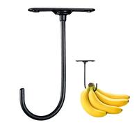 Generico Banana Holder Under Cabinet Iron 11.5x8x5.6cm | Foldable Adhesive