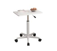 Generico Banco da Lavoro Mobile in Piedi, Supporto for Podio Regolabile in Altezza con Rotelle, for Sala Musica, Discorsi, Matrimoni, Ufficio(1,Height Adjustable 59-80cm)