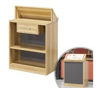 Generico Bancone Reception Moderno, bancone Negozio Compatto con cassetti, Elegante Supporto per registratore di Cassa per Piccoli spazi, Hall e Reception (Colore princi