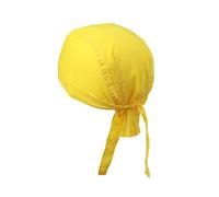 Generico Bandana Pirata Myrtle Beach Unisex Uomo Donna Ciclismo Hat Copricapo a Nodo Chef (Giallo)