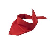 Generico Bandana Triangolare Myrtle Beach Unisex Foulard Triangolo Fascia Sciarpa Scarf (ROSSO)