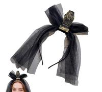 Generico Bande per capelli di Halloween, testa di tomba vintage con velo spaventoso costume di Halloween | Accessorio in costume divertente per dolcetto o scherzetto, mascherato, cosplay e festa