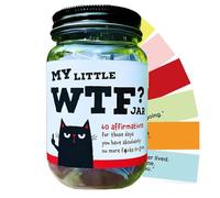 Generico Barattolo delle Affermazioni Divertenti - 60 Biglietti con Citazioni Tostissime per la Cura di Sé, Regalo Antistress, Decorazione Umoristica per la Scrivania dell'Ufficio (1Pc)