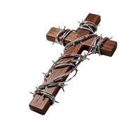 Generico Barbed Wire Prop Spooky Realistic Haunted House Fence Decoration | Fake Barbwire | Realistic Spooky Haunted House Fence Decoration | Western Party Decorations Rusty Crafts | for Haunted House