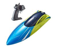 Generico Barca Telecomandata Per Bambini,15 km/h Gioco Di Nave Veloce | Allarme Batteria Scarica E Fuori Portata, Ricaricabile, 100 Min Di Autonomia, Barca Radiocomandata | Per Bambini Piscina Vasca