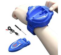 Generico Barca Telecomandata Per Bambini - 2.4 GHz Nave Divertente Portatile,Barca Elettrica con Batteria Ricaricabile,Per Ragazzi Ragazze Piscina Vasca da Bagno Fiume Stagno Estate Interno Esterno