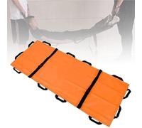 Generico Barella Pieghevole Portatile per Trasporto Coperta da Trasferimento con Maniglie per Sollevamento Corpo Rotazione Scorrimento Spostamento Esterno Casa Emergenza,Arancia