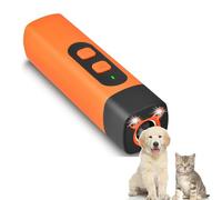 Generico Barkbuz Anti Bark Device, Barkbuz for Dogs - 10-M Coverage, Suitable for Training to Improve Bad Behavior, Humane Behavior Training Support for Indoor/Outdoor Use (Orange)