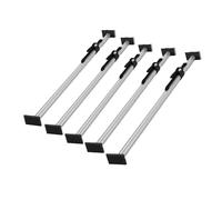 Generico Barra di carico per cassone di camioncino, Regolabile da 51,2 a 74,8 Pollici, stabilizzatore a cricchetto per Barre di Supporto del carico, per semirimorchi refrigerati per cassone