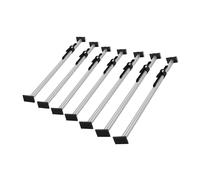 Generico Barra di carico per cassone di camioncino, Regolabile da 51,2 a 74,8 Pollici, stabilizzatore a cricchetto per Barre di Supporto del carico, per semirimorchi refrigerati per cassone