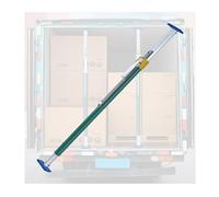 Generico Barra di carico per cassone di camioncino, stabilizzatore a cricchetto Regolabile da 51,2 a 74,8 Pollici, Blocchi di carico per impieghi gravosi, capacità di 440 libbre, per rimorc