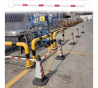 Generico Barra di Collegamento espandibile per Coni stradali - Barriera di parcheggio in plastica Rossa per la Sicurezza Stradale, Il Controllo del Traffico nei vialetti, la Recinzione per Cantieri e