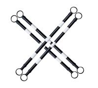 Generico Barra Di Collegamento Estensibile Per Coni Stradali Ideale Per La Sicurezza Nei Cantieri Stradali Controllo Del Traffico Parcheggio In Vialetto E Le Soluzi(4Pcs)