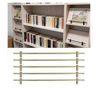 Generico Barra di Protezione Regolabile per Ripiani da Cucina, ringhiera di Sicurezza per armadietti, Asta Decorativa in Lega di Alluminio, Lunghezza Personalizzabile, impedisce la Caduta degli ogget