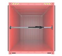 Generico Barra stabilizzatrice per carichi Pesanti Regolabile - Confezione da 1-4 Blocchi di carico a cricchetto per Pick-up, SUV e Camion compatti (59-84 Pollici / 152-190 cm) - Metti al Sicuro Il t