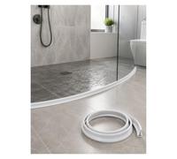 Generico Barriera Acqua Doccia, Guarnizione Autoadesiva per Pavimento Bagno(L: 100 cm)