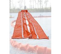Generico Barriera di contenimento dell'olio Galleggiante in PVC, Recinzione for Olio in PVC, Installazione Fai da Te, Protezione dell'Acqua, prevenzione dell'inquinamento(0.45 * 10m)