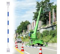 Generico Barriera di Sicurezza espandibile per vialetti, Resistente e Durevole, Ideale per Il Controllo del Traffico, la Protezione di Garage e la Gestione di Eventi.