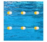 Generico Barriera di Sicurezza Galleggiante Resistente per Piscina - Corda divisoria Facile da installare per Protezione di fondali Bassi e Profondi - Soluzione Essenziale per la Sicurezza della pisc