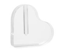 Generico Base Acrilica Trasparente per Composizione Floreale a Forma di Cuore, Portafiori Supporto Rose Stabile per Decorazioni Romantiche e Eventi, Mensola Espositiva per Rose in Acrilico