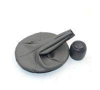 Generico Base del pomello del cambio Pomello del cambio a 5 marce con cuffia in pelle per Fiat Panda 2003-2012 sostituzione