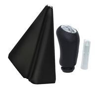 Generico Base del pomello del cambio Set di copri cuffia in PVC per pomello del cambio per Renault Laguna II 2003-2008, ricambi interni sostituzione