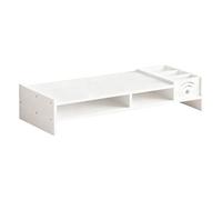 Genérico Base di sollevamento per monitor,Scaffale a 2 livelli, elevatore per computer da 10,9 cm di altezza con organizer per riporre oggetti, per casa, portatile, PC, camera da