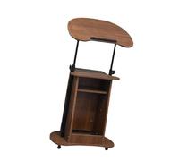 Generico Base for Discorso con Due Pannelli E Cassetto, Altezza Regolabile 85-115 Cm, Supporto da Podio for Aula(Color 1)