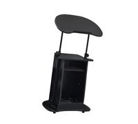 Generico Base for Discorso con Due Pannelli E Cassetto, Altezza Regolabile 85-115 Cm, Supporto da Podio for Aula(Color 3)